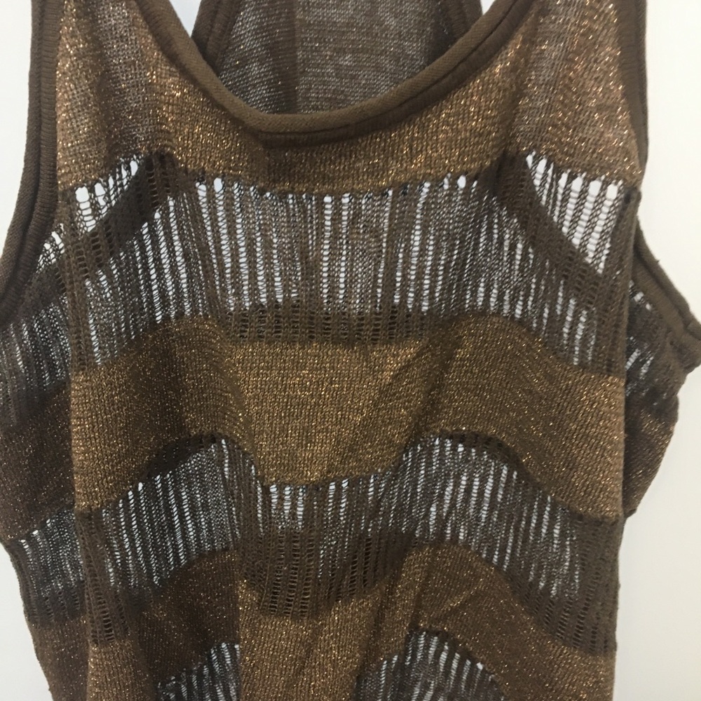 Express Grey Knitted Tank - Picture 3 of 3
